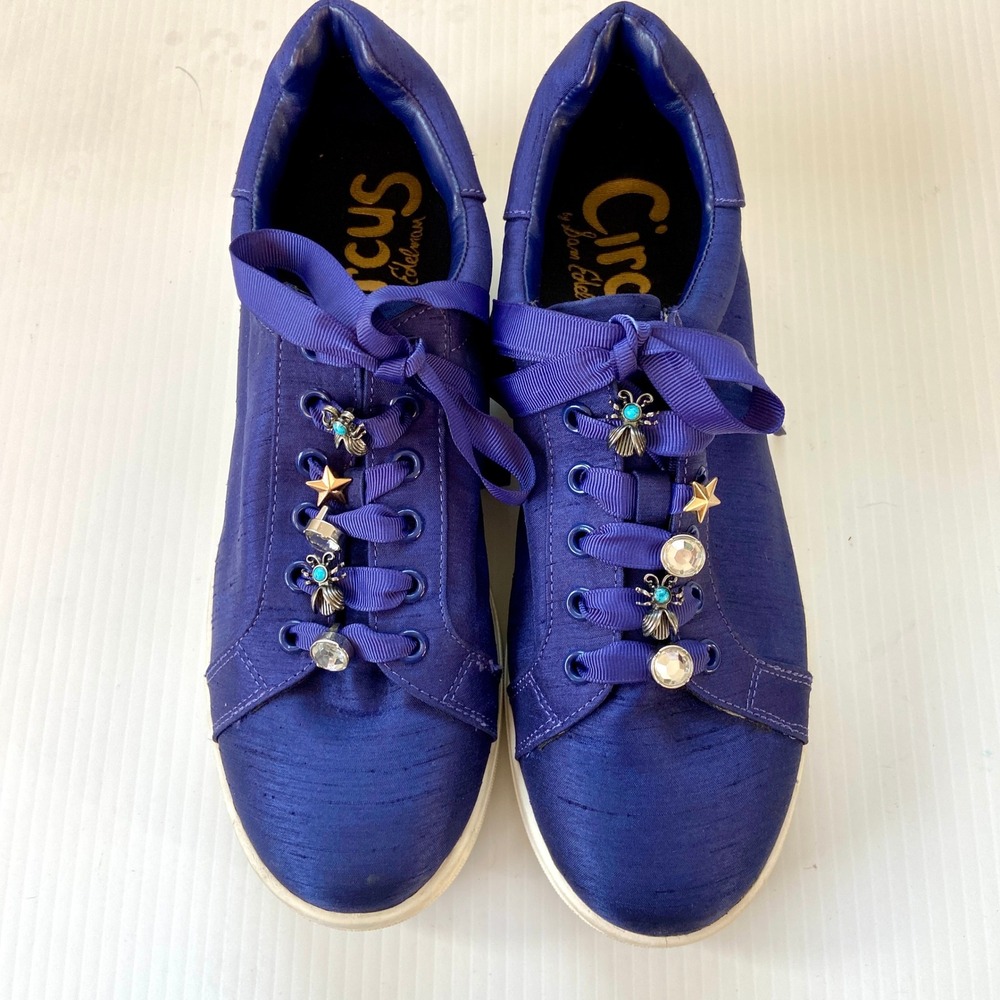 Circus‎ Sam Edelman Shania Blue Sneakers with Charms Womens 10